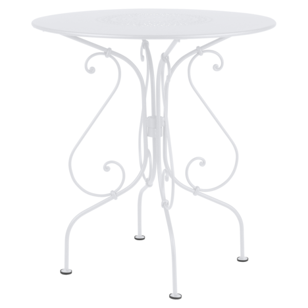 1900 tafel rond 67cm - cotton white-0