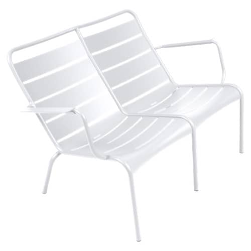 luxembourg duo lounger - cotton white-0
