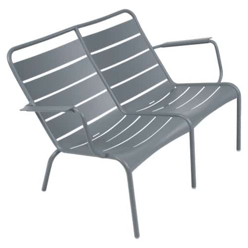 luxembourg duo lounger - storm grey-0