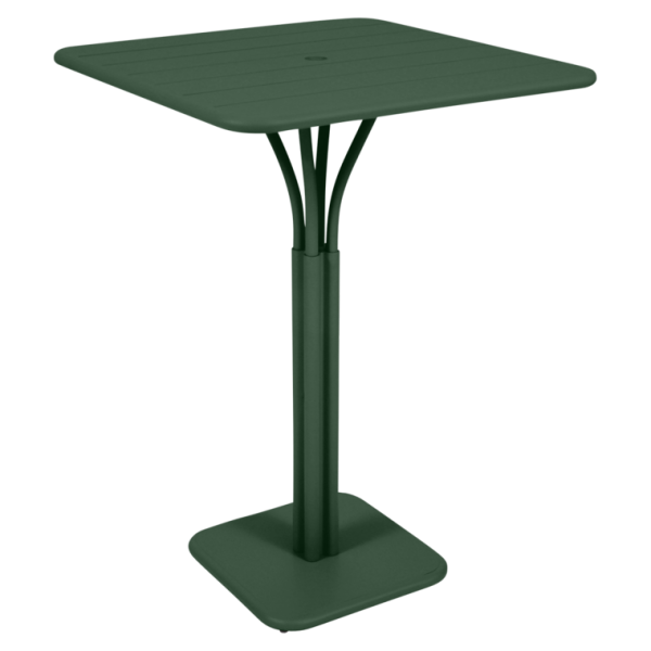 luxembourg hoge vierkante tafel 80cm - cedar green-0