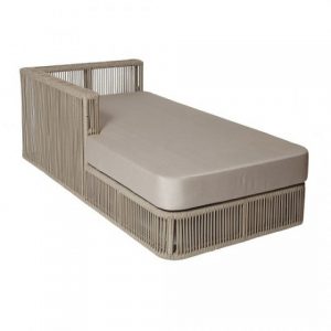 borek lincoln chaise longue small right: Exclusieve buitenmeubelen