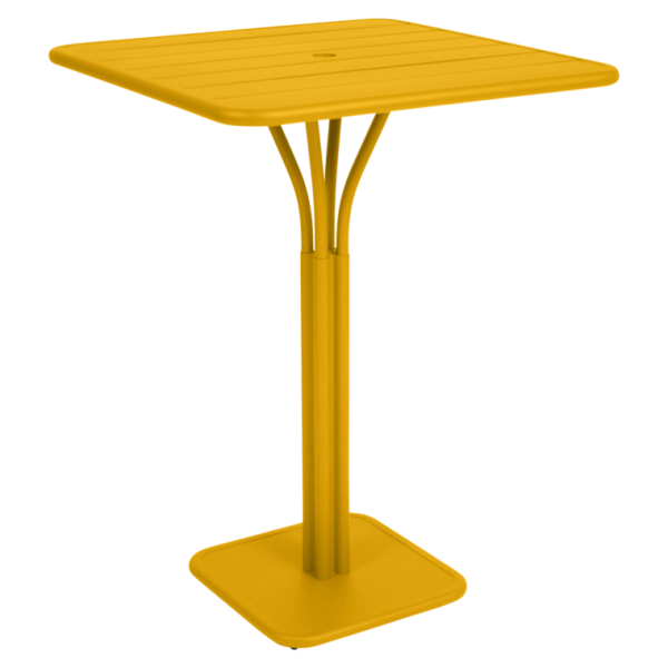 Fermob luxembourg hoge vierkante tafel 80 - miel-0