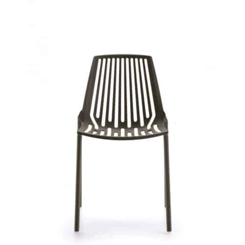 Fast rion stoel - metallic grey-0