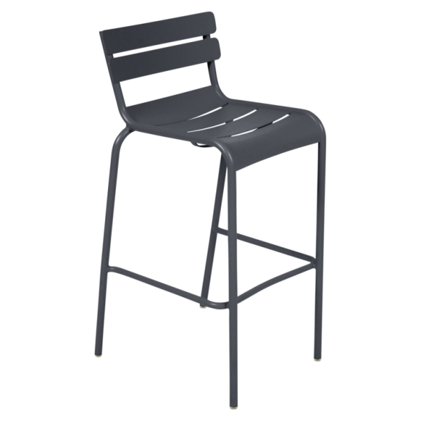 Fermob luxembourg hoge stoel - per 2 - anthracite-0