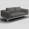 grid sofa white van Gloster: Exclusieve buitenmeubelen