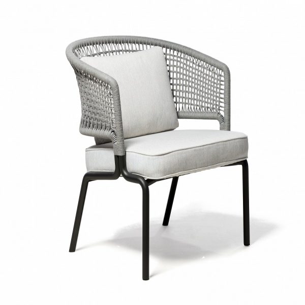 Tribu contour lounge chair - wenge / linen-0