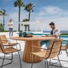Gloster Whirl tafel teak: Exclusieve buitenmeubelen