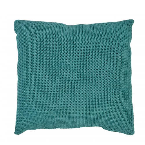 crochette kussen 50 x 50 cm - blue slate-0