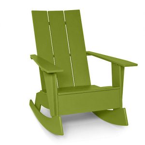 adirondack 3 slats rocker - leaf green-0