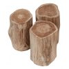 Log stool van Gloster: Exclusieve buitenmeubelen