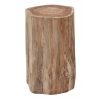 Log stool van Gloster: Exclusieve buitenmeubelen