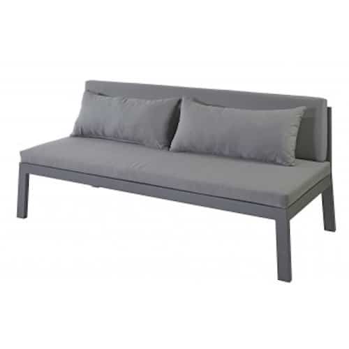 mike low dining sofa - anthracite-0