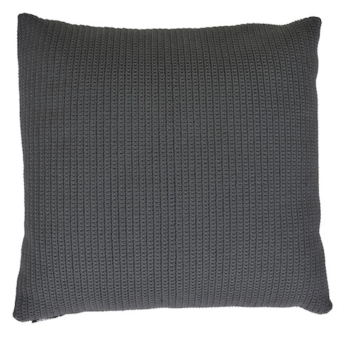 crochette kussen 50 x 50 cm - anthracite-0