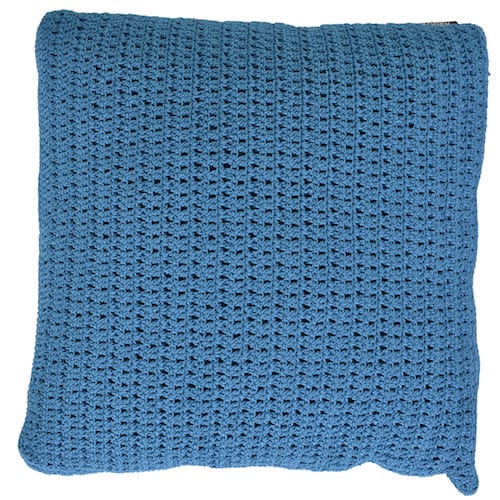 crochette kussen 50 x 50 cm double weaving - turkish tile-0