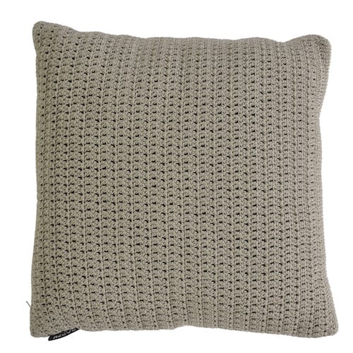 crochette kussen 50 x 50 cm double weaving - sand-0