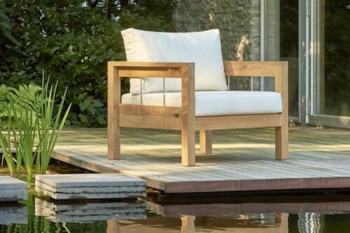 Maxima lounge hocker van Traditional Teak | Exclusieve buitenmeubelen