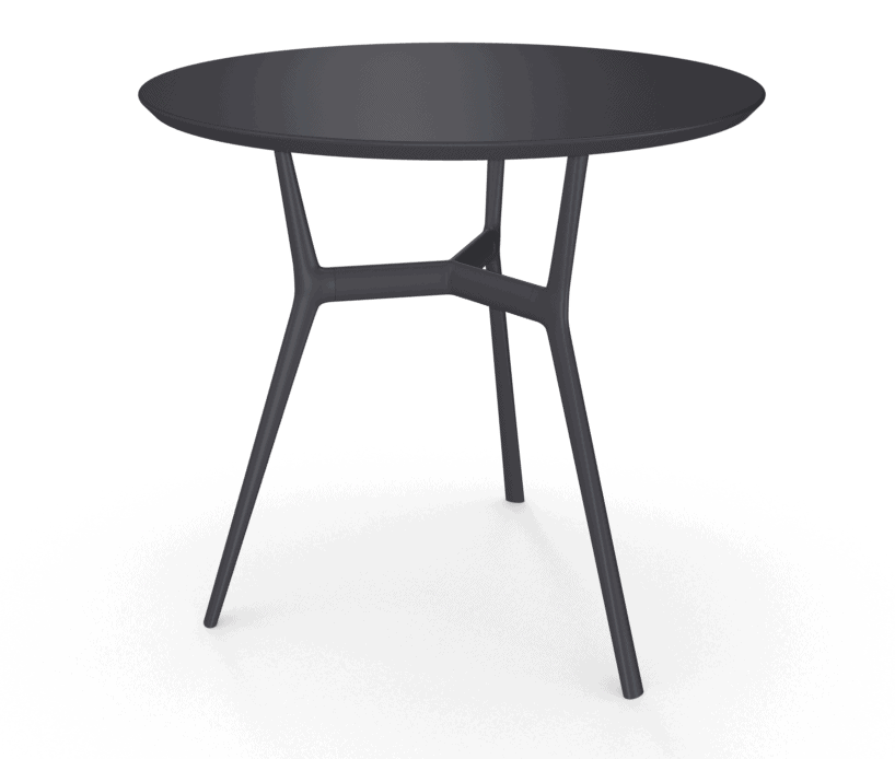 Eettafel rond Ronsi bruin 140cm ronde tafel MDF eetkamertafel
