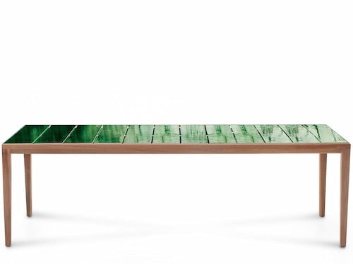 teka tafel glazed 230cm Jade-0