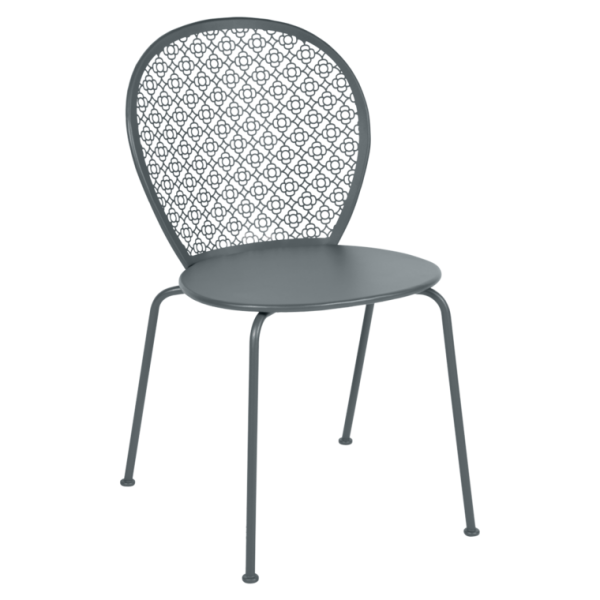 lorette stoel per 2 Fermob Storm Grey-0