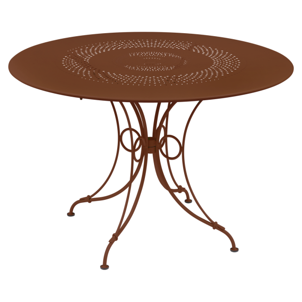 1900 tafel rond 117 cm Fermob Red Ochre-0