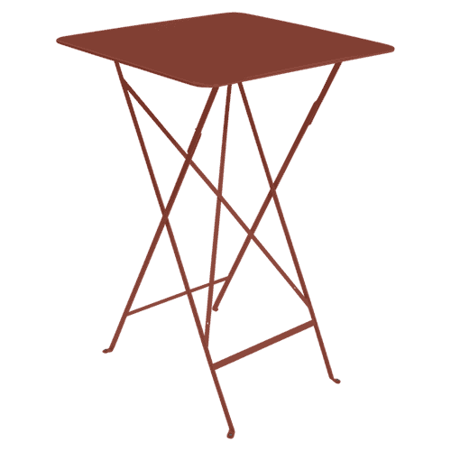 bistro hoge tafel 71 x 71 cm Fermob Red Ochre-0