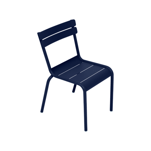 luxembourg stapelstoel kid Fermob Deep Blue-0