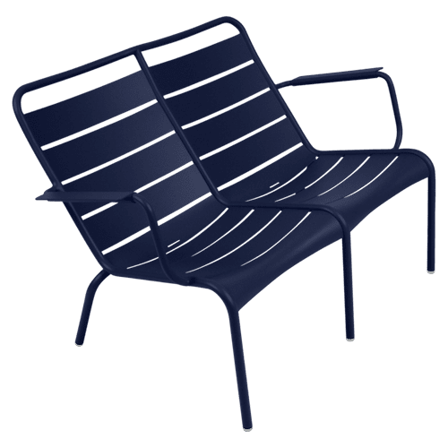 luxembourg duo lounger Fermob Deep Blue-0