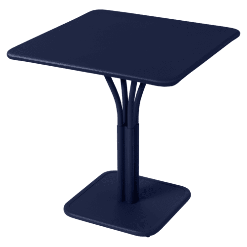 luxembourg vierkante tafel 71cm Fermob Deep Blue-0