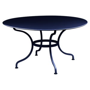 romane eettafel rond 137 cm Fermob Deep Blue-0