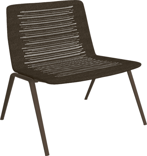 zebra knit lounge stoel laag-0