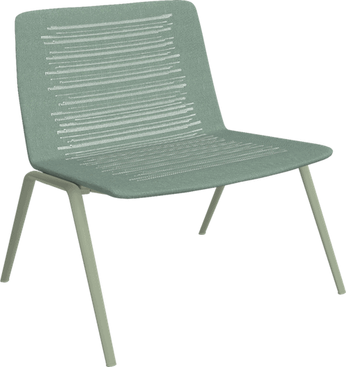 zebra knit lounge stoel laag Fast Green Tea-0