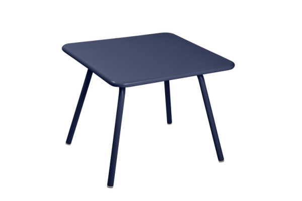 Luxembourg Kid vierkante tafel Fermob Deep Blue-0