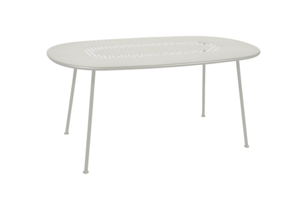 lorette tafel 160x90 Fermob Clay Grey-0