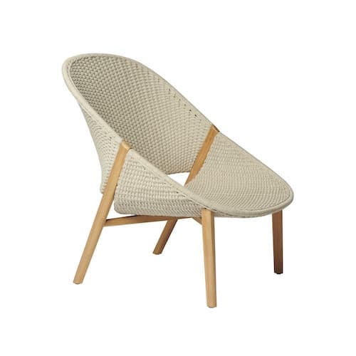 Elio Lounge Chair met hoge rugleuning Tribu Linen-0