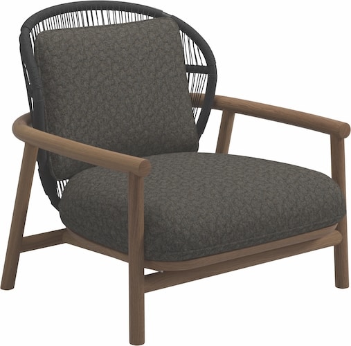 Fern lounge chair low back Meteor/Raven-0