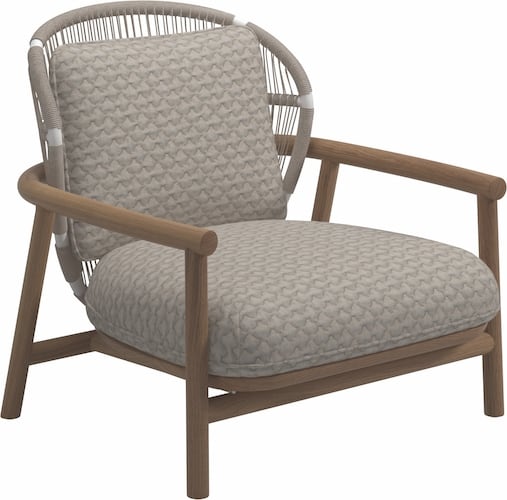 Fern lounge chair low back White/Dune-0