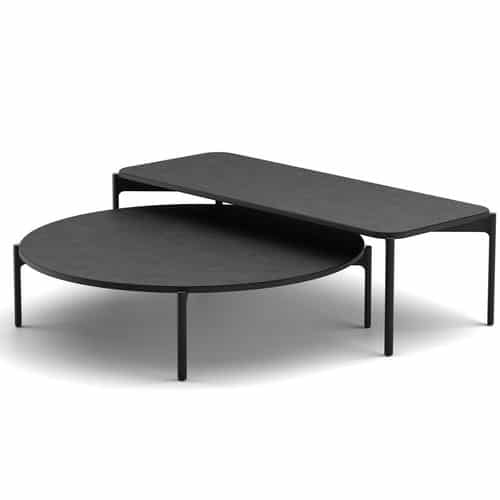 Izon coffee table rond glass-40399
