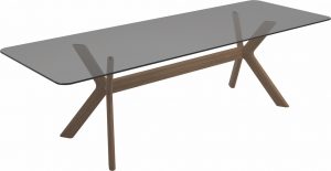 X-frame dining table 280 cm-0
