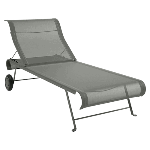 Dune sunlounger Stereo fabric Fermob Rosemary Stereo-0