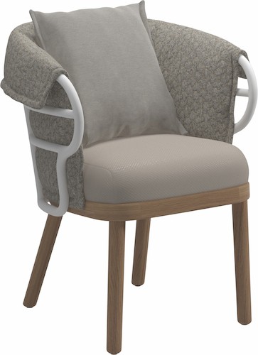 Dune dining chair Gloster White-0