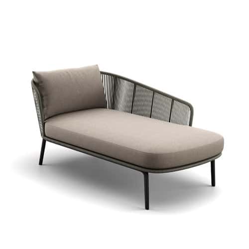 Rilly daybed left Dedon Rilly Fiber Taupe Touch-0