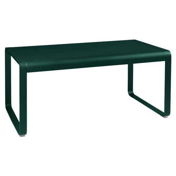 Bellevie low dining tafel 140x80cm Fermob Cedar Green-0