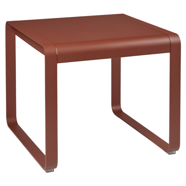 Bellevie mediumhoge tafel 74x80cm Fermob Red Ochre-0