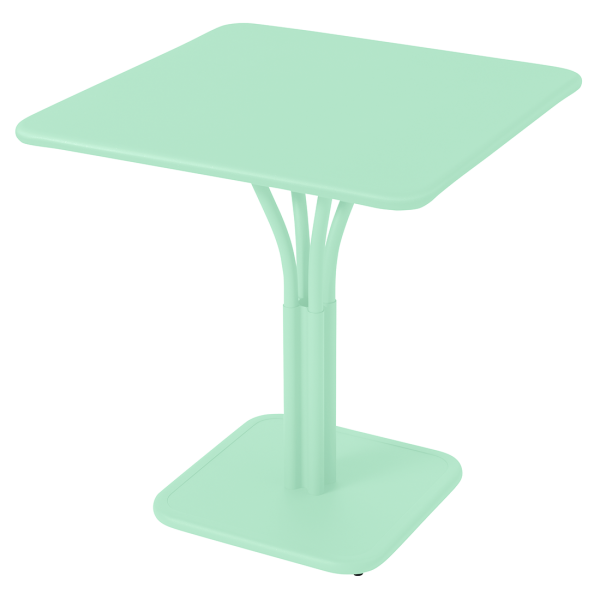 luxembourg vierkante tafel 71cm Fermob Opaline Green-0