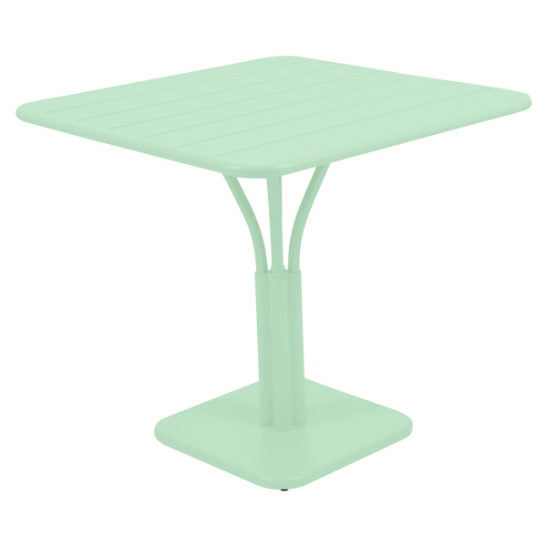 luxembourg vierkante tafel 80cm Fermob Opaline Green-0