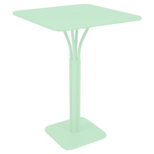 luxembourg hoge vierkante tafel 80 Fermob Opaline Green-0