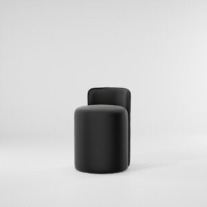Kettal Roll Stool with Backrest