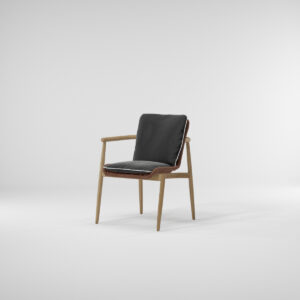 Kettal Tilos Stackable Dining Armchair teak