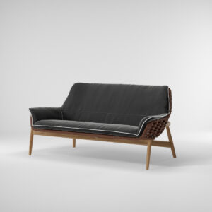 Kettal Tilos 2-Seater Sofa Teak