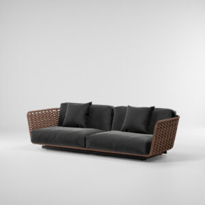 Kettal Tilos Sofa 250 cm without side cushions